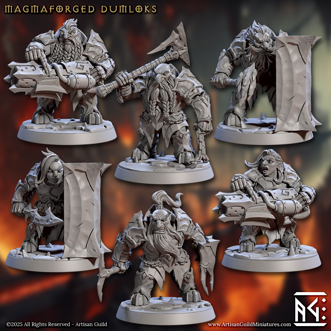 Magmaforged Dwarves of the Depths Set 72 (Artisan Guild)