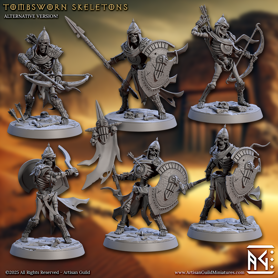 Tombsworn Skeletons of Denmora Set 73 (Artisan Guild)
