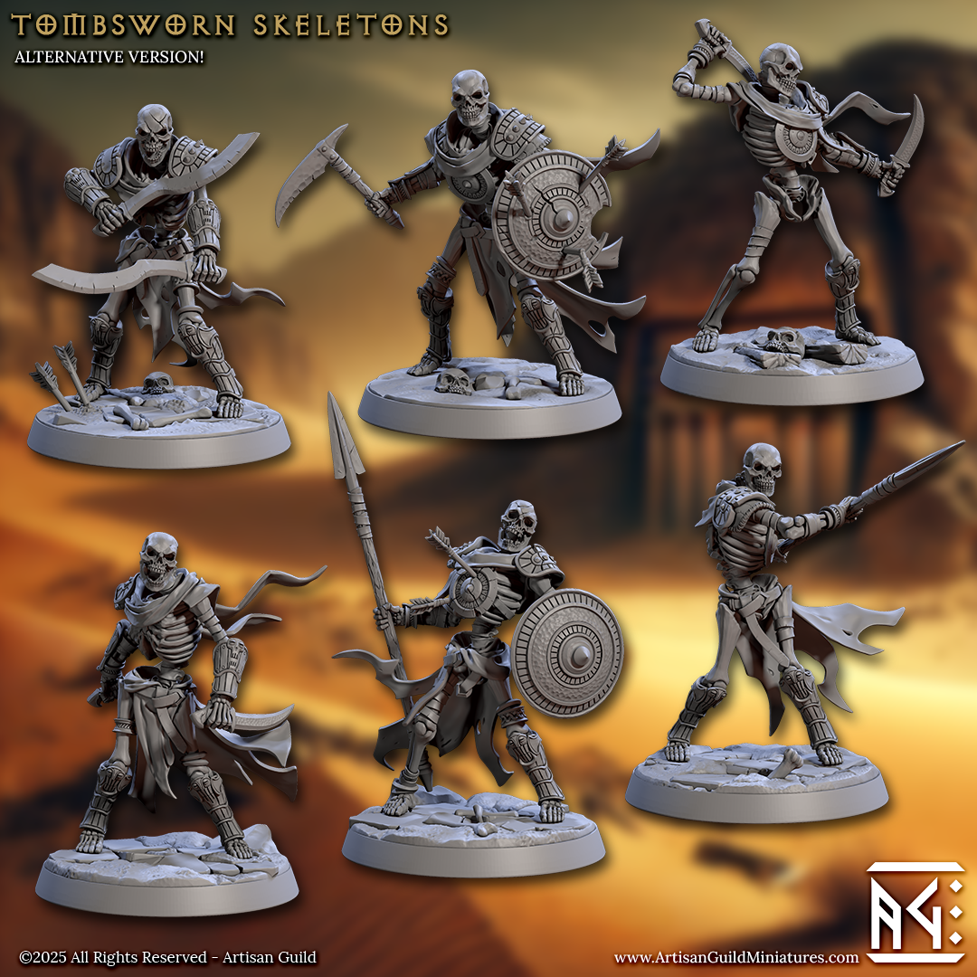 Tombsworn Skeletons of Denmora Set 73 (Artisan Guild)