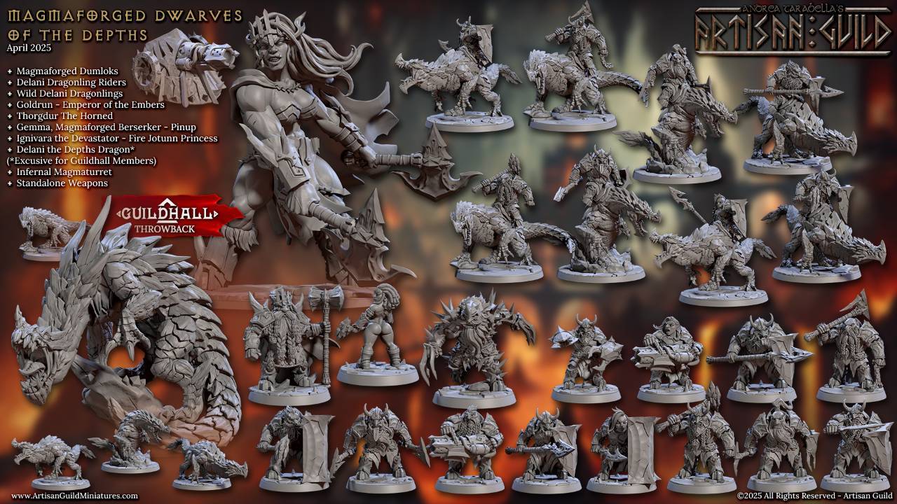 Magmaforged Dwarves of the Depths Set 72 (Artisan Guild)