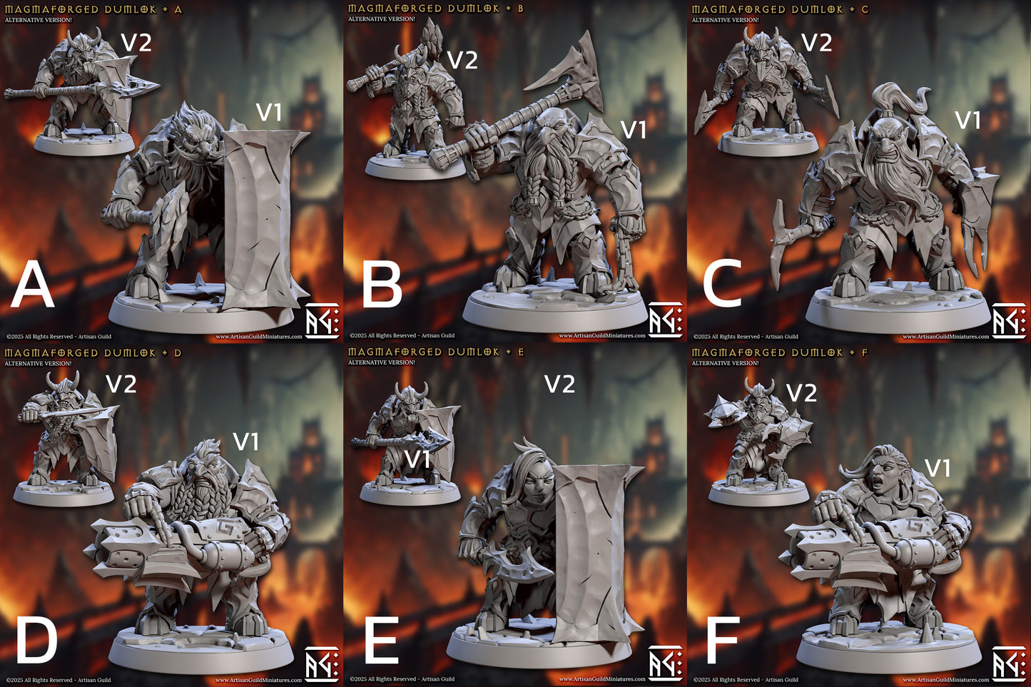 Magmaforged Dwarves of the Depths Set 72 (Artisan Guild)