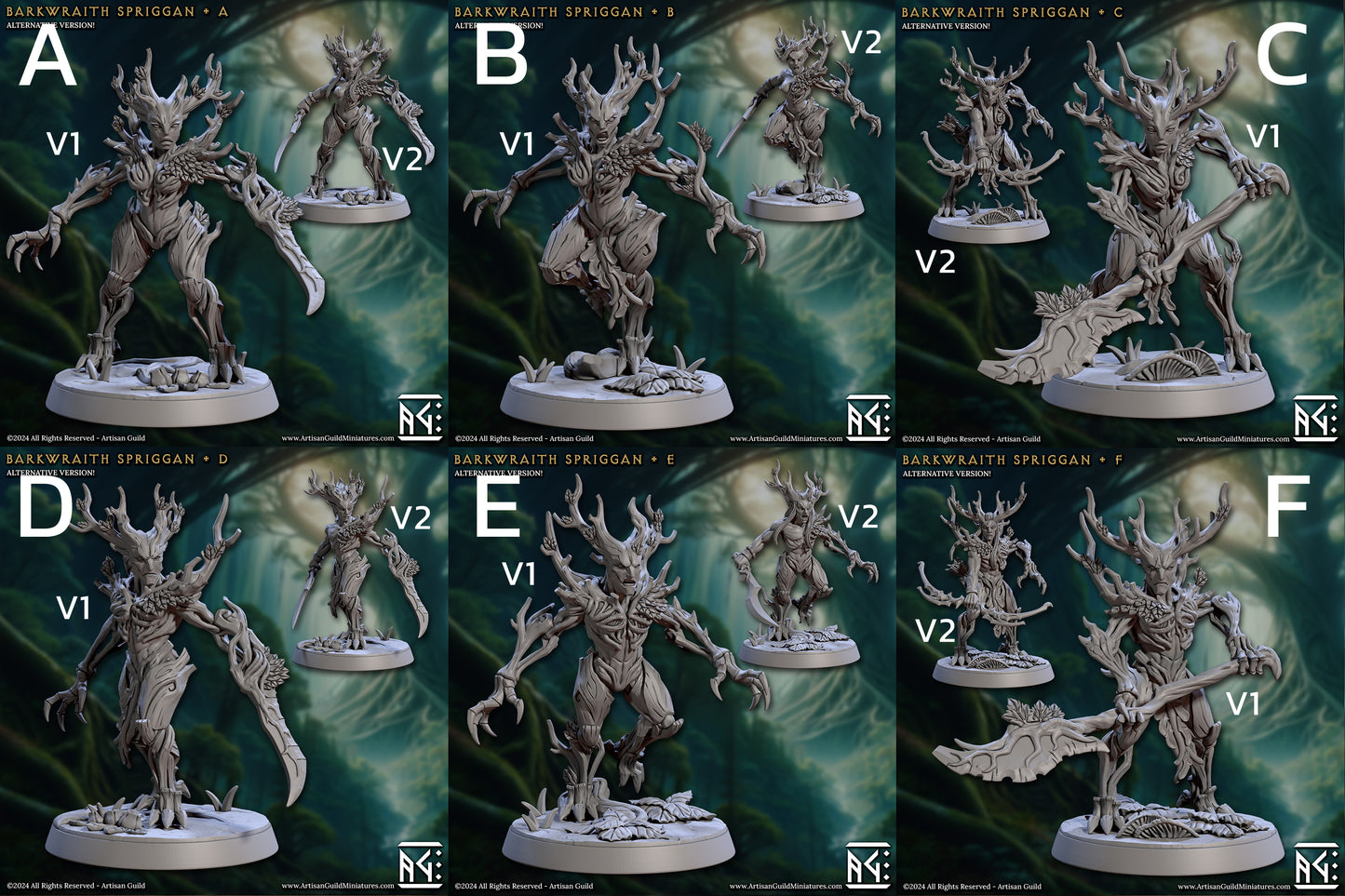 Barkwraith Spriggans Set 67 (Artisan Guild)