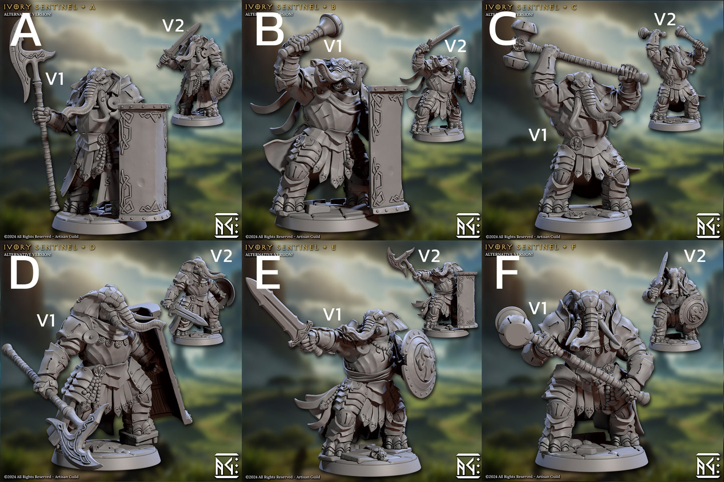 Ivory Sentinels Set 65 (Artisan Guild)