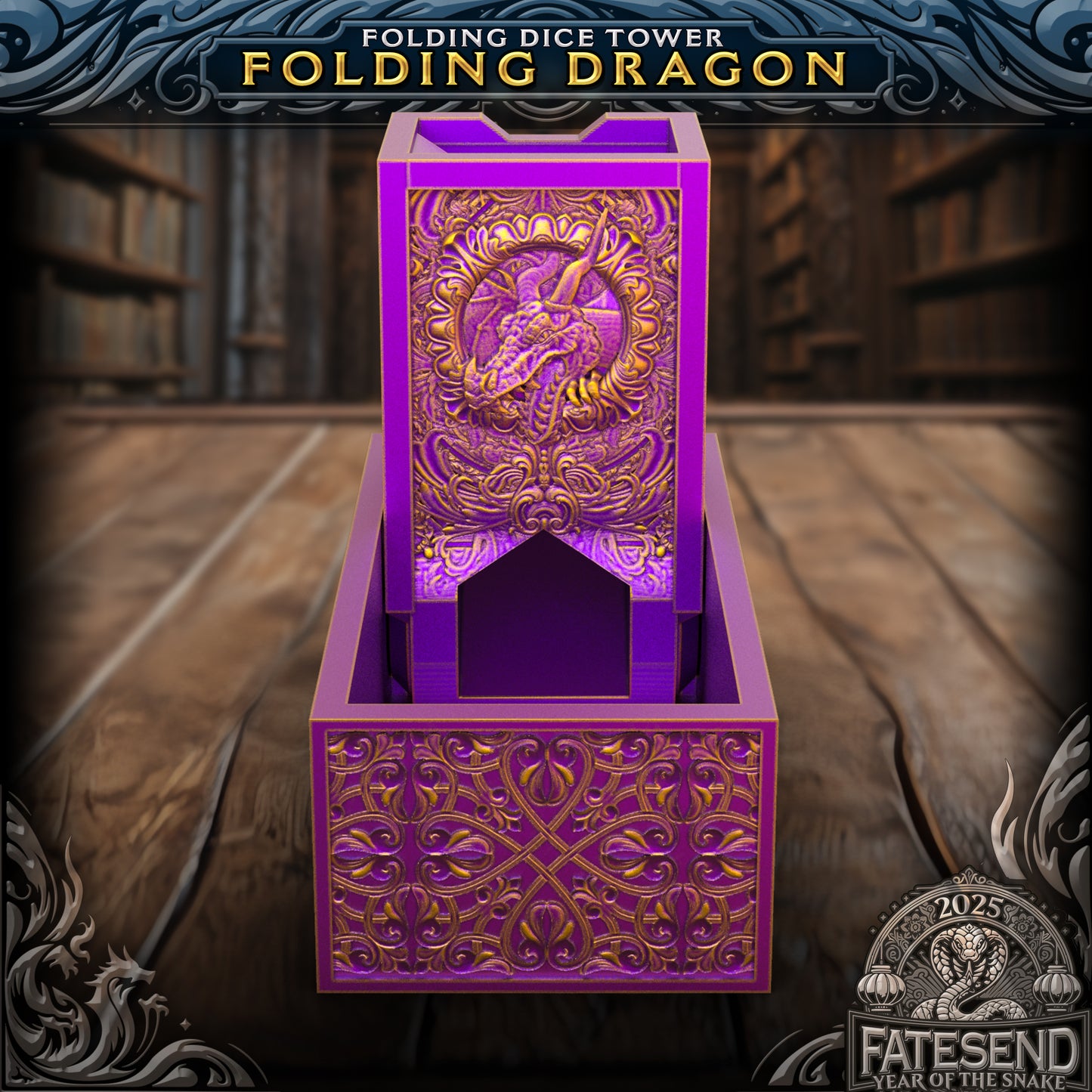Dragon Folding Dice Tower (Fates End)