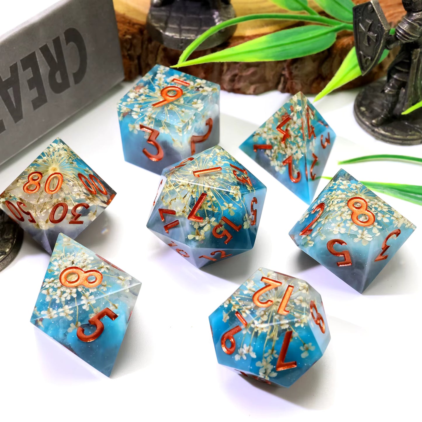 See Flowers - Hellblau & Cream