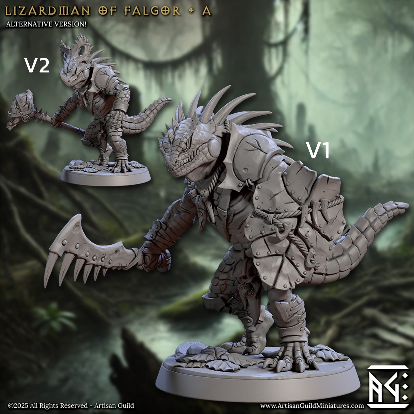 Lizardmen of Falgor's Swamp Set 74 (Artisan Guild)