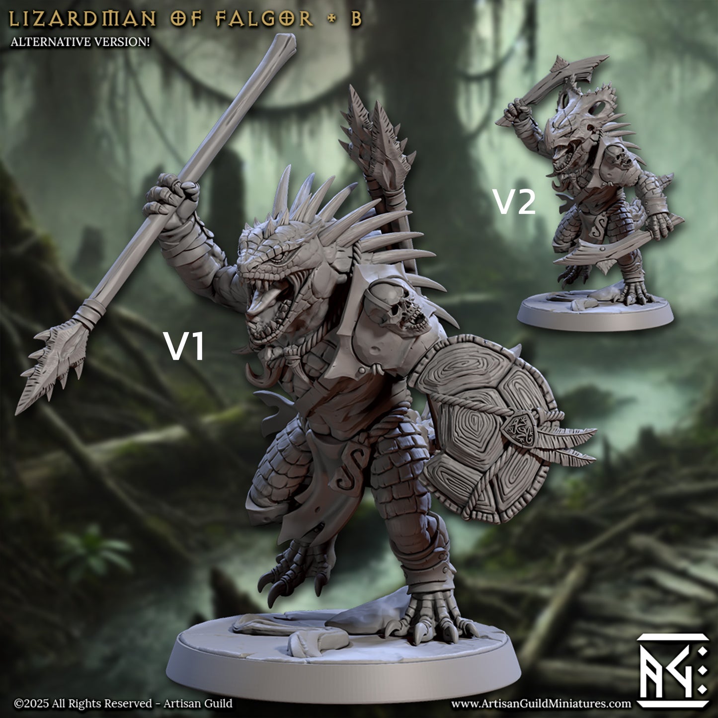 Lizardmen of Falgor's Swamp Set 74 (Artisan Guild)