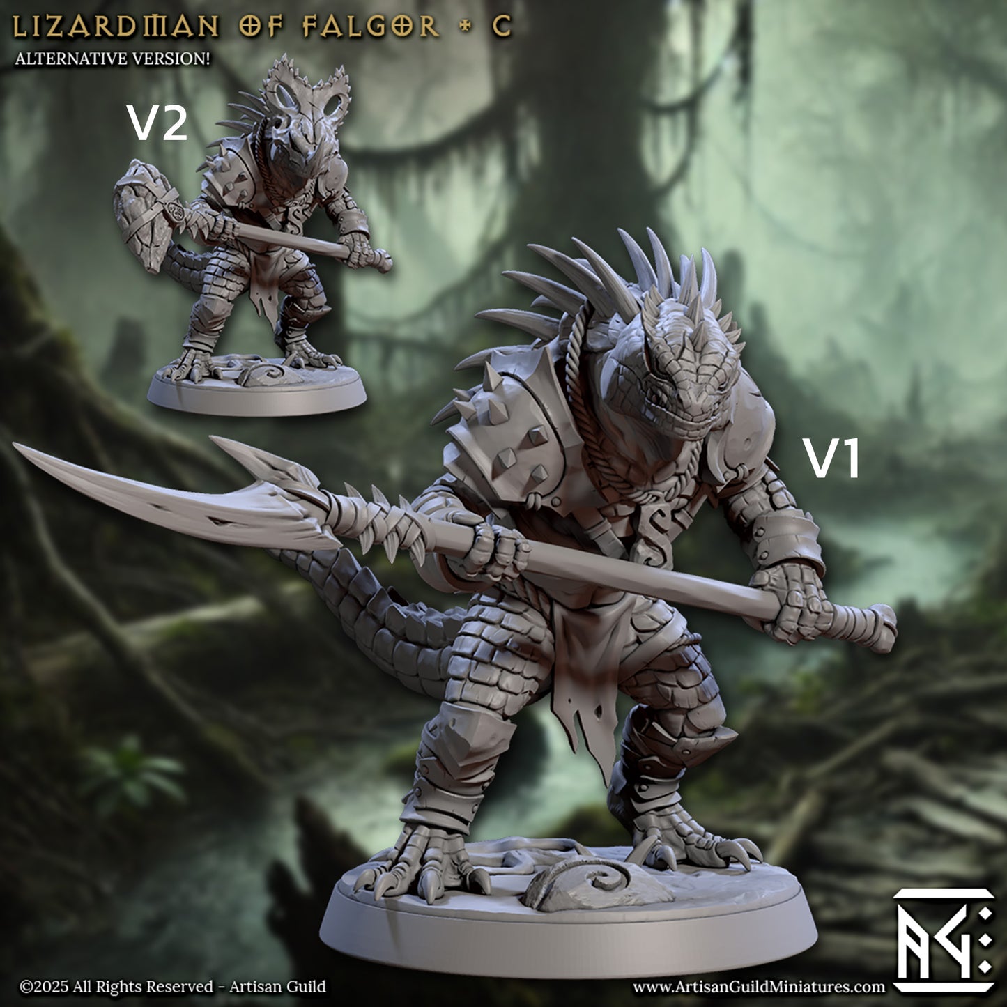 Lizardmen of Falgor's Swamp Set 74 (Artisan Guild)