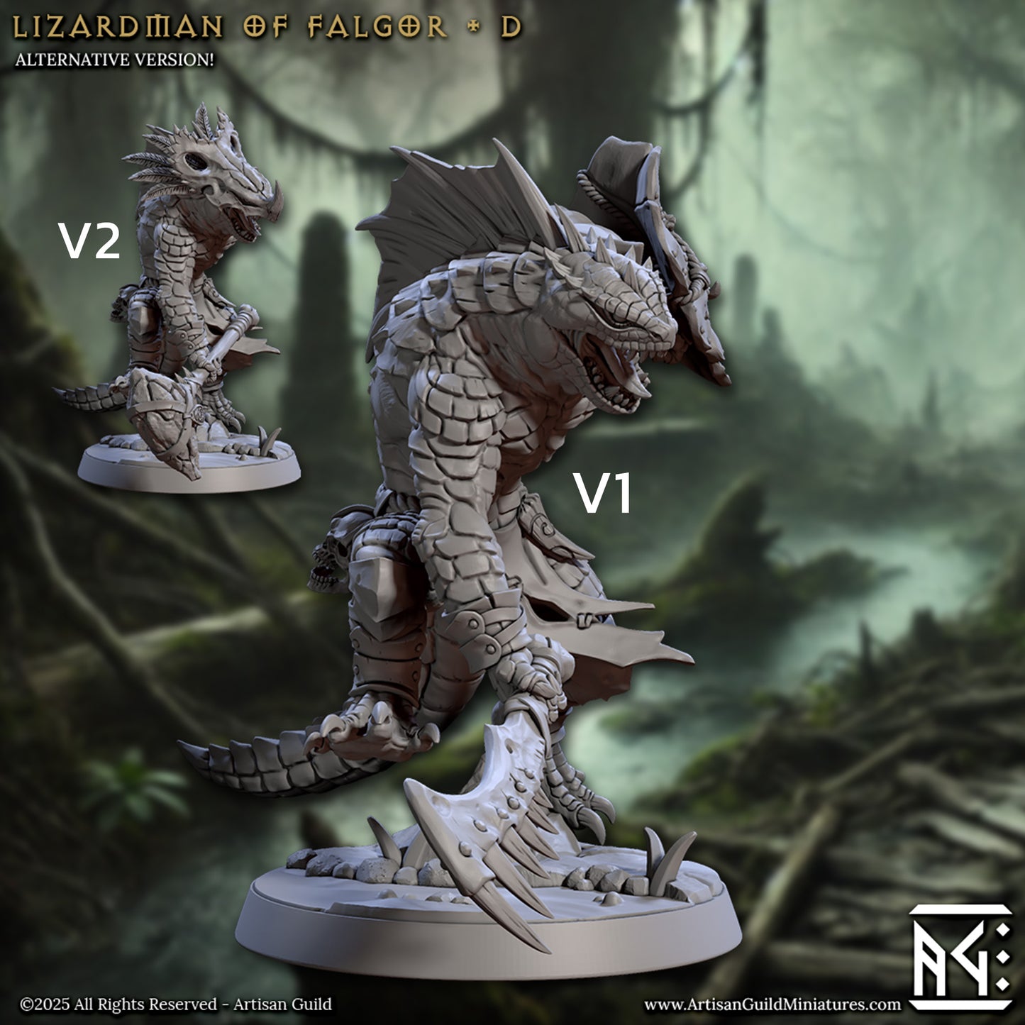 Lizardmen of Falgor's Swamp Set 74 (Artisan Guild)