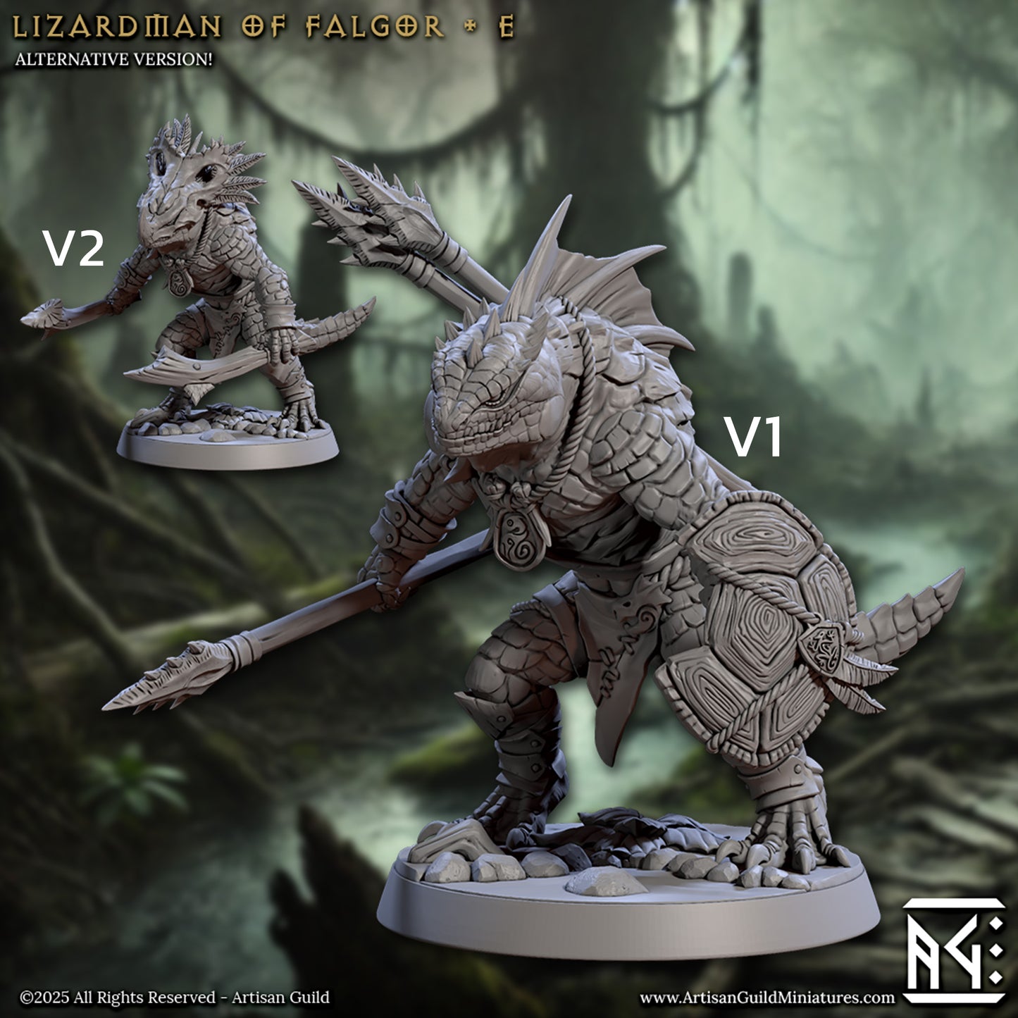 Lizardmen of Falgor's Swamp Set 74 (Artisan Guild)