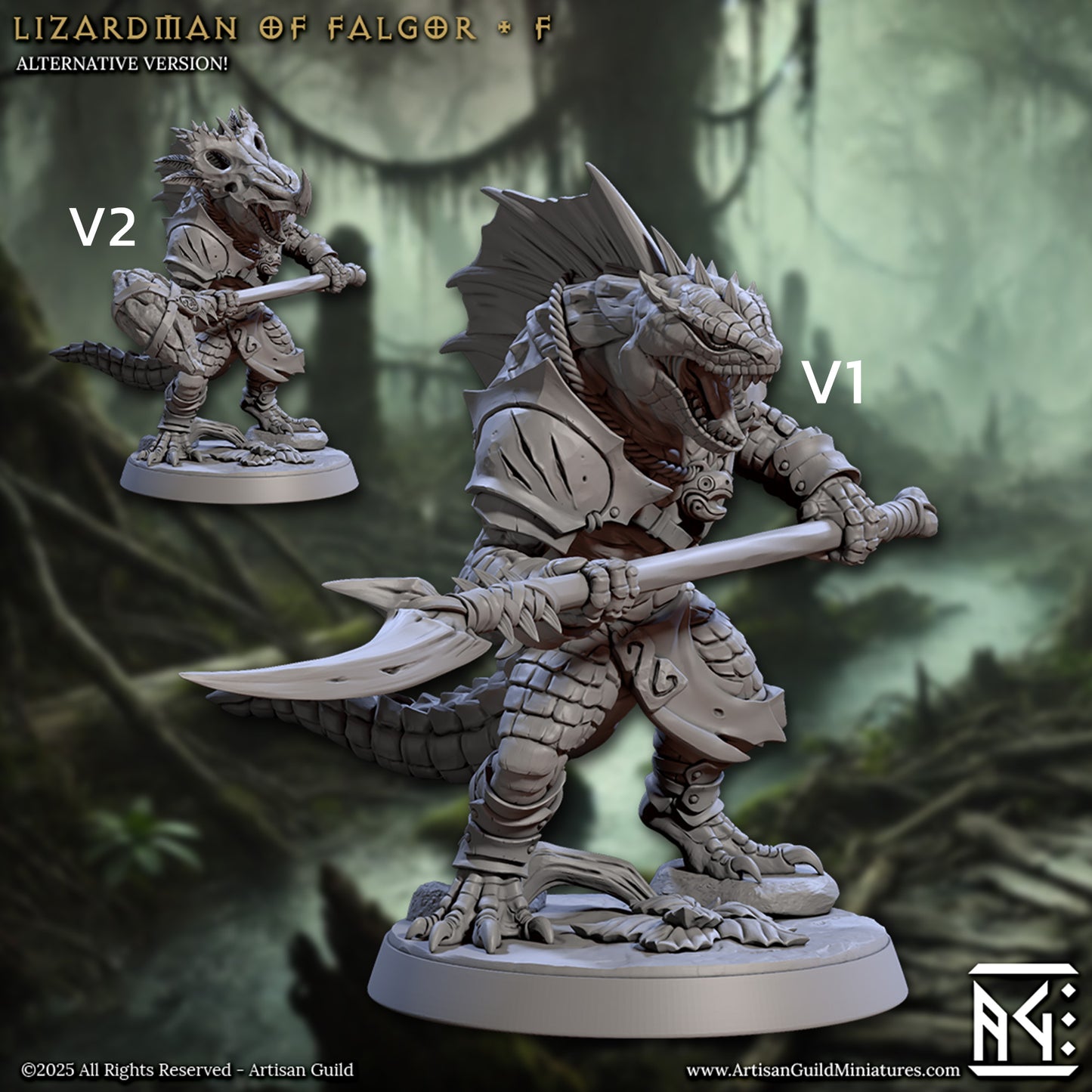 Lizardmen of Falgor's Swamp Set 74 (Artisan Guild)