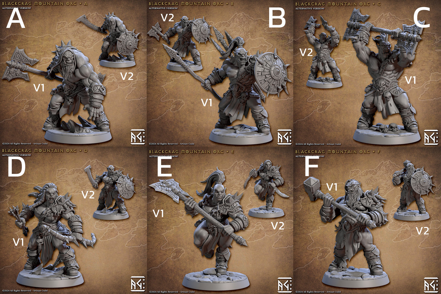 Blackcrag Orcs Set 63 (Artisan Guild)