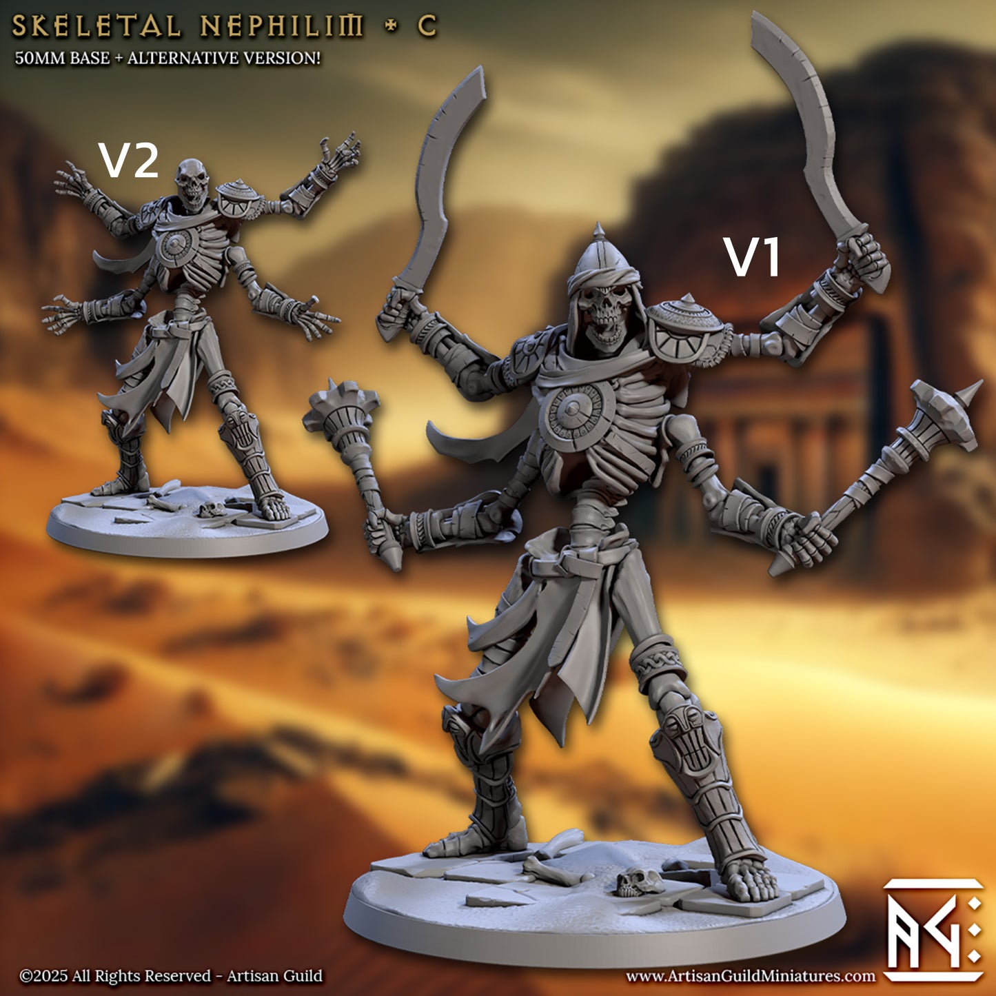 Tombsworn Skeletons of Denmora Set 73 (Artisan Guild)