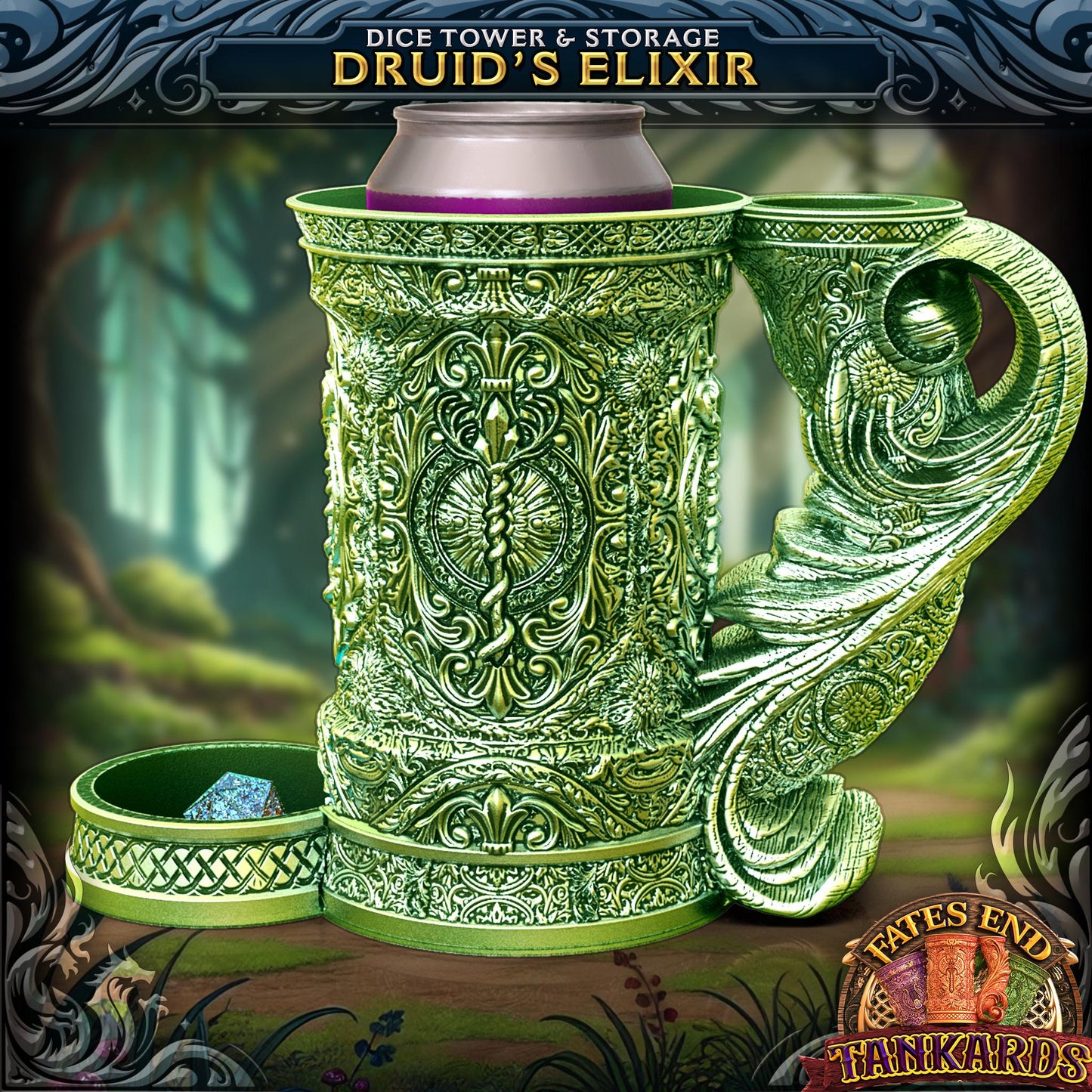 Druid DiceTower & Flask (Fates End)