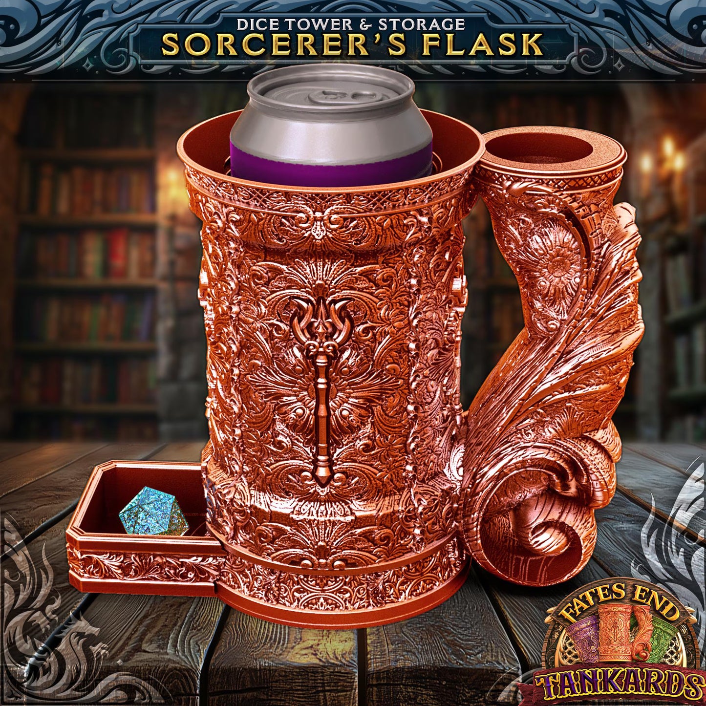 Sorcerer DiceTower & Flask (Fates End)