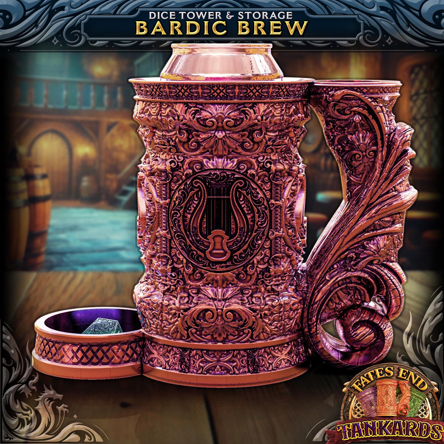 Bardic DiceTower & Flask (Fates End)