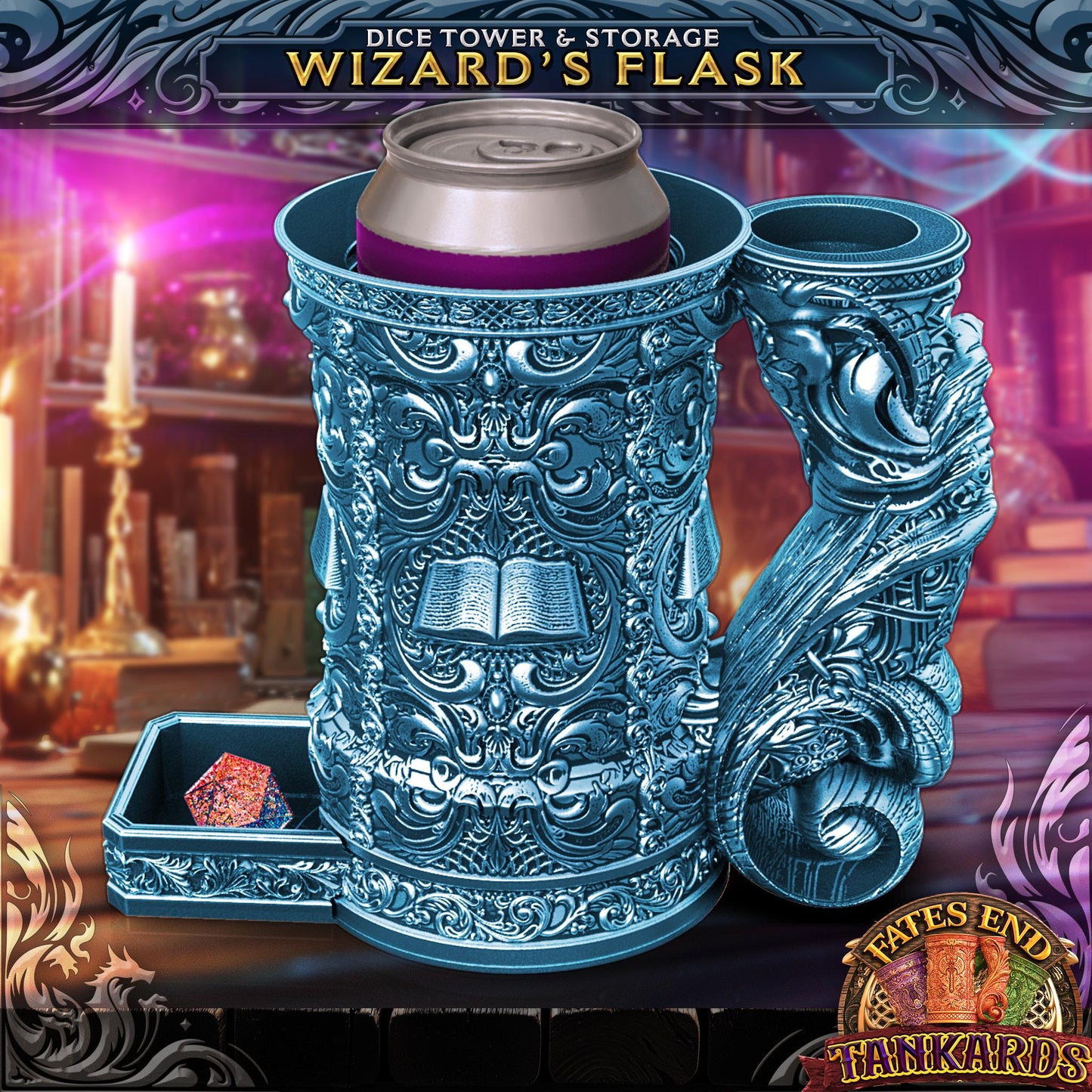 Wizard DiceTower & Flask (Fates End)