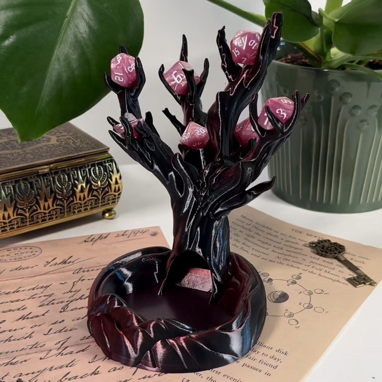 Tree Dice Tower & Holder (Kekreations)