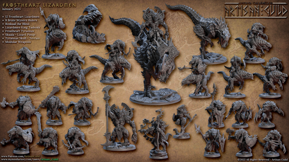 Frostheart Lizardmen Set 45 (Artisan Guild)