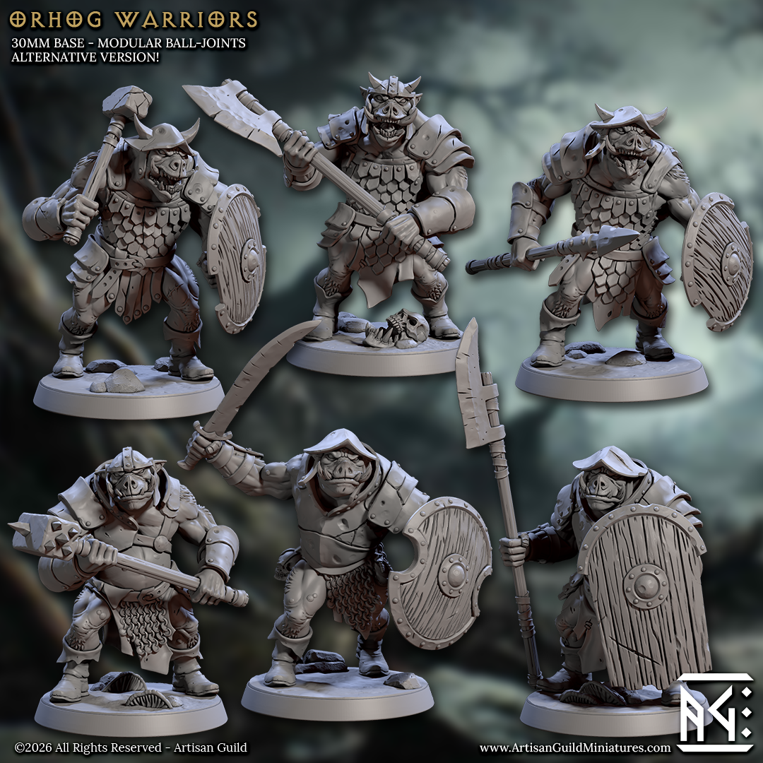 Orhogs The Pig Orc Warband - Set 85 (Artisan Guild)
