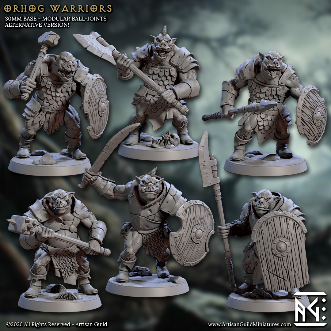 Orhogs The Pig Orc Warband - Set 85 (Artisan Guild)