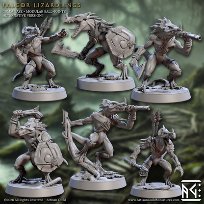 Lizardmen of Falgor's Swamp II - Set 86 (Artisan Guild)