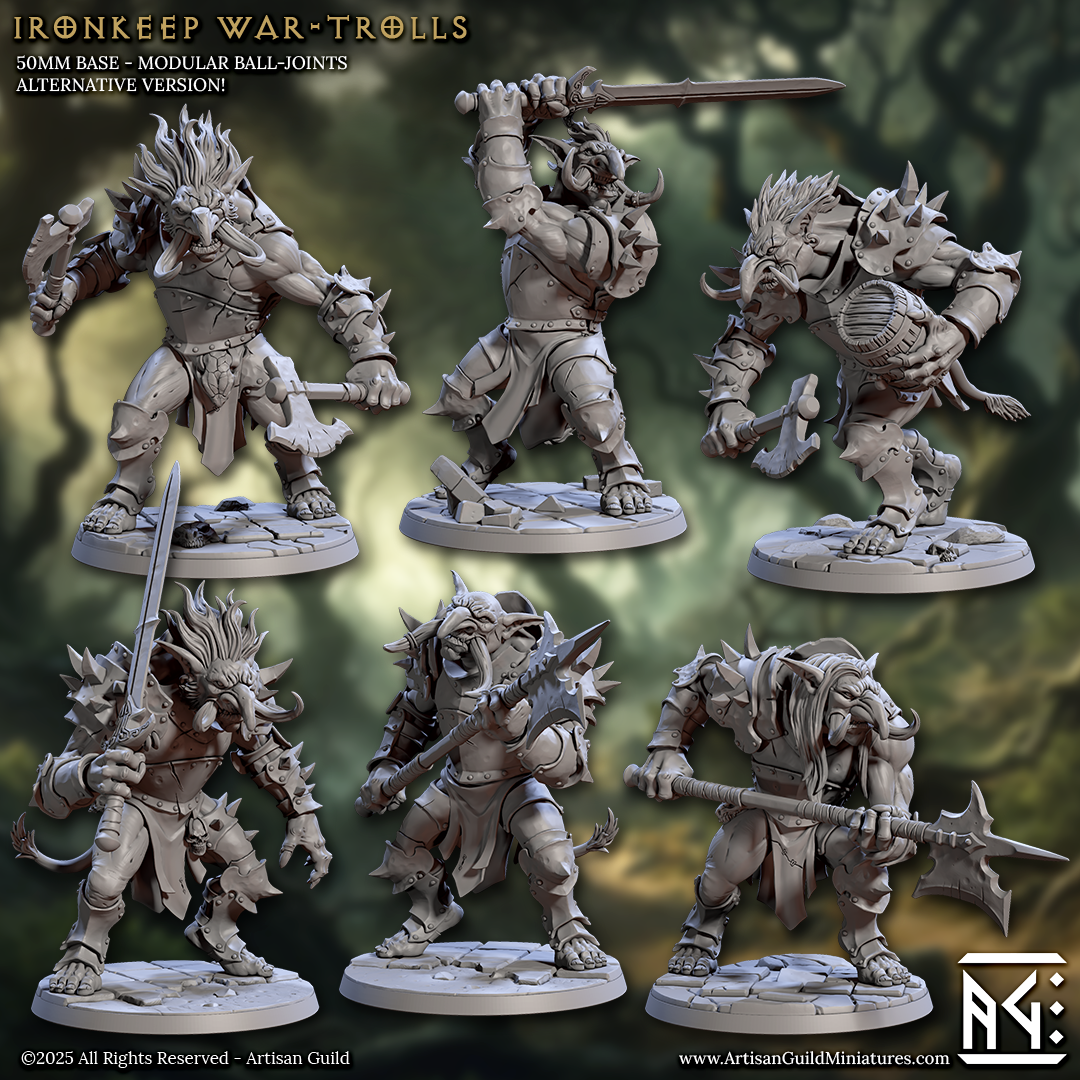 Ironkeep Wartrolls Set 79 (Artisan Guild)