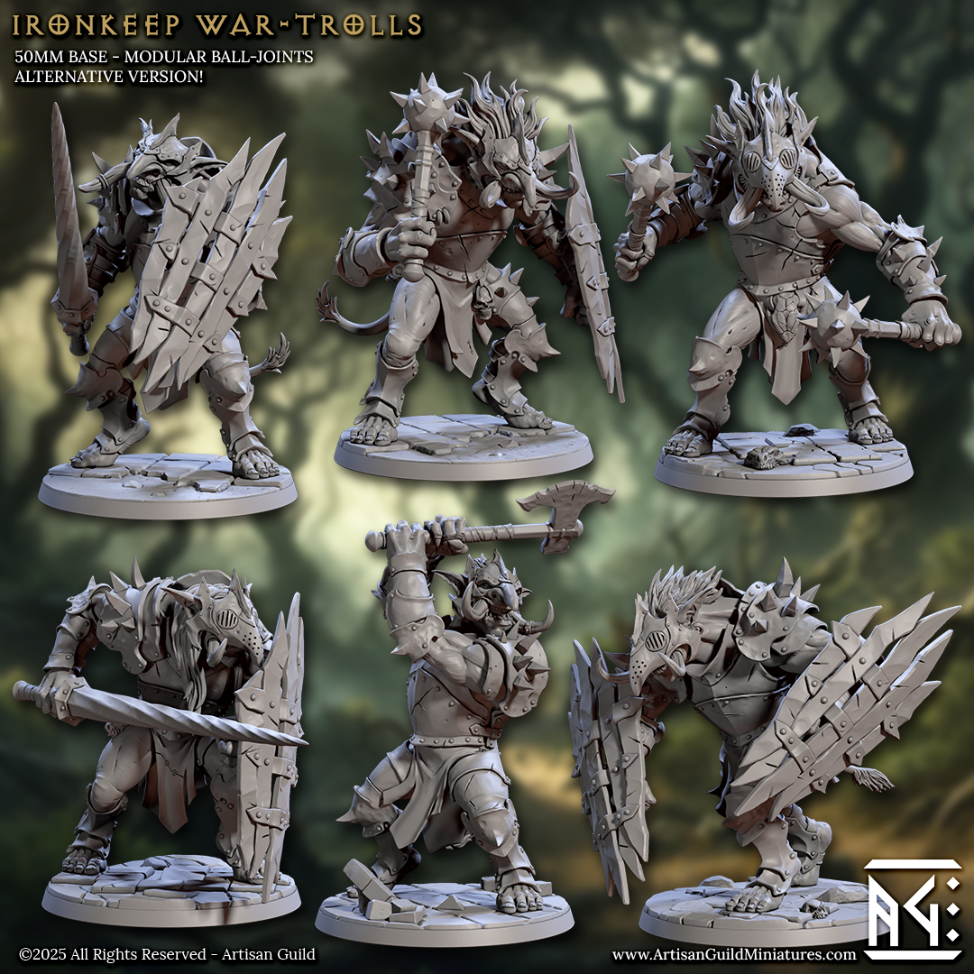 Ironkeep Wartrolls Set 79 (Artisan Guild)