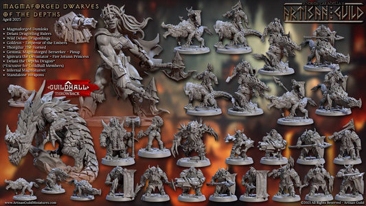 Magmaforged Dwarves of the Depths Set 72 (Artisan Guild)