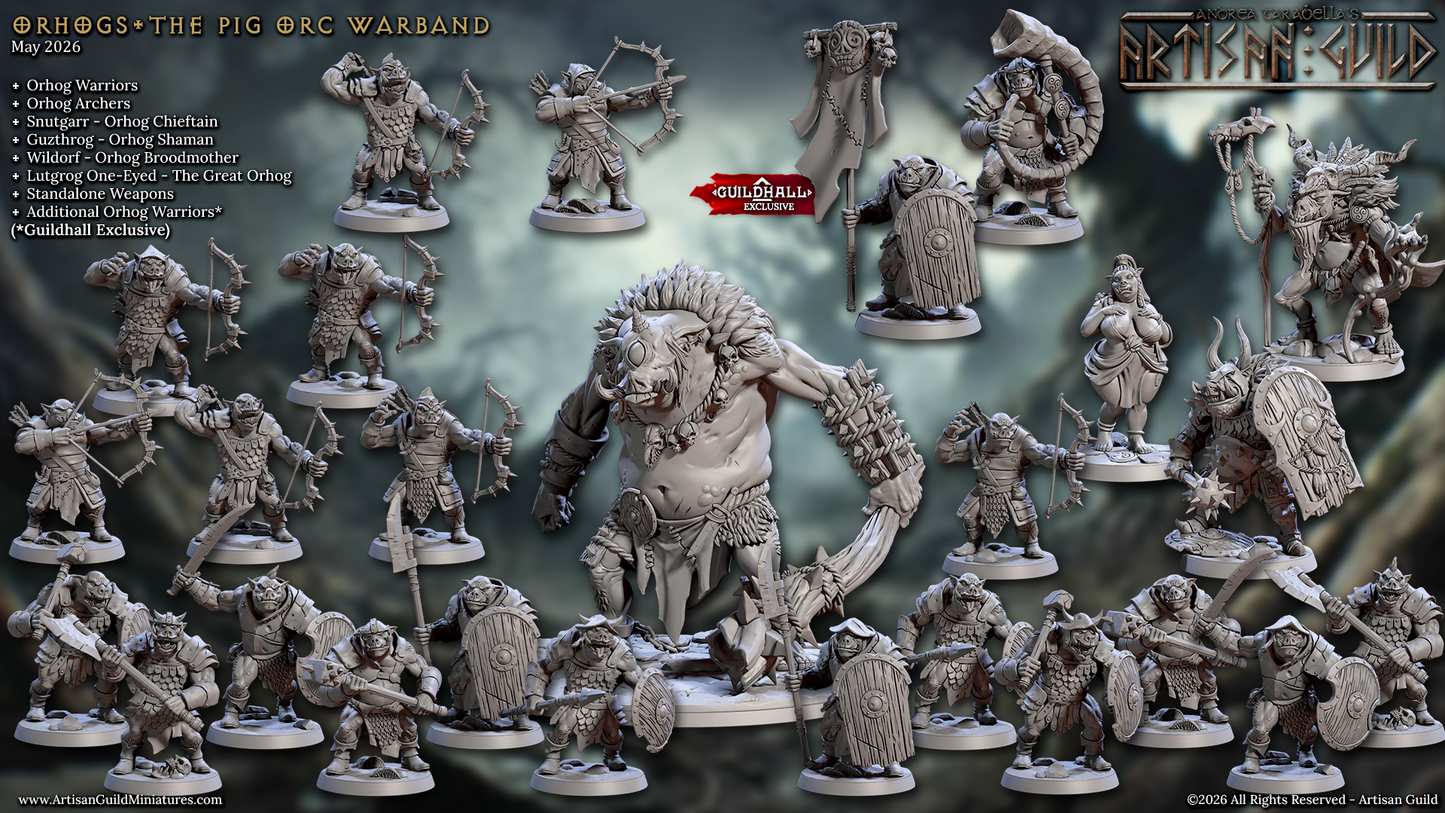 Orhogs The Pig Orc Warband - Set 85 (Artisan Guild)