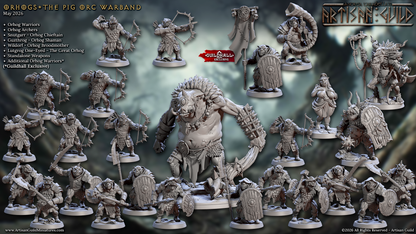 Orhogs The Pig Orc Warband - Set 85 (Artisan Guild)
