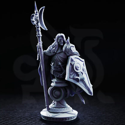 Schism of the Drow, Rollenspiel-Miniatur von DM Stash – Seitenansicht