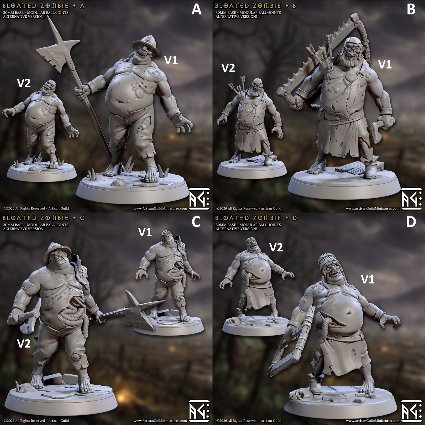 March of the Zombie Walkers Set 82 (Artisan Guild)