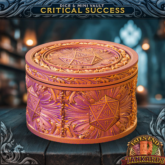 D20 Critical Dice Vault (Fates End)