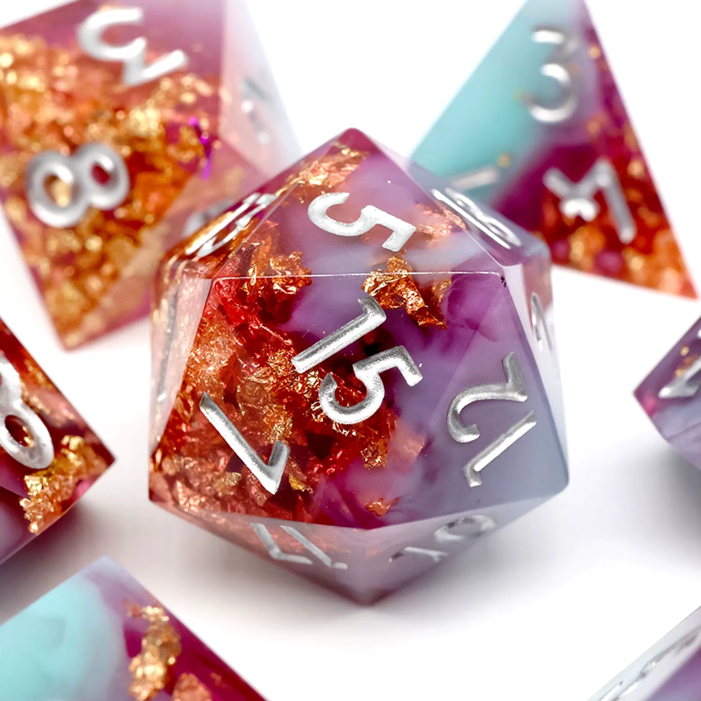 Skycrown - Hellblau, Lila & Gold