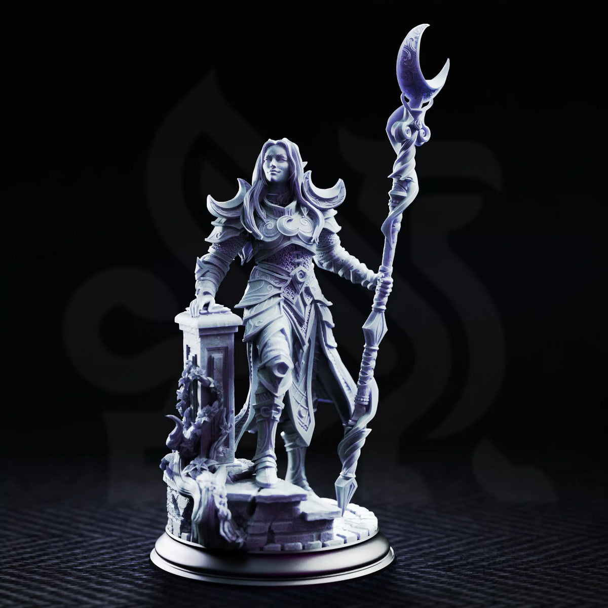 Schism of the Drow, Rollenspiel-Miniatur von DM Stash – Nahaufnahme der Details