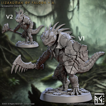 Lizardmen of Falgor's Swamp Set 74 (Artisan Guild)