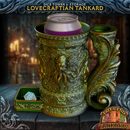 Cthulhu DiceTower & Flask (Fates End)