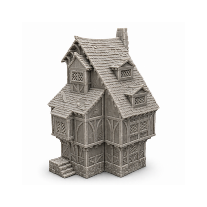 Medieval House Damaged Roof