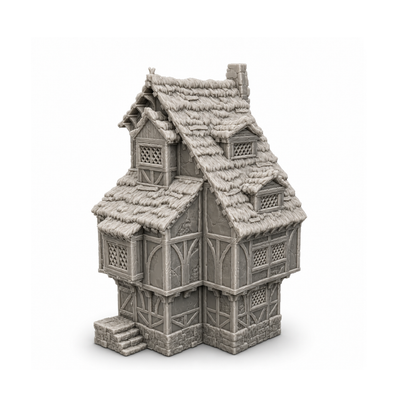 Medieval House Thatched Roof