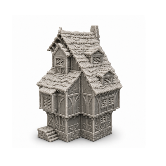 Medieval House Thatched Roof