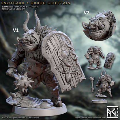 Orhogs The Pig Orc Warband - Set 85 (Artisan Guild)