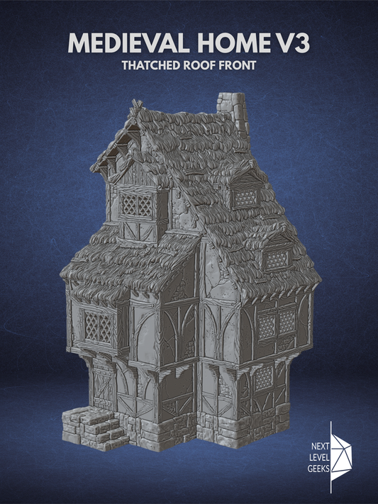 Medieval House V2 Thatched Roof